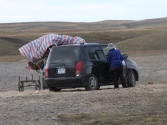 Przeprowadzka nad rzeką Onon. Mongolia, Chentej 2010