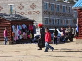 Rynek w miasteczku. Mongolia, Chentej 2010