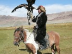 Mongolia Bolka Uryna- polowanie z orłem na wilki